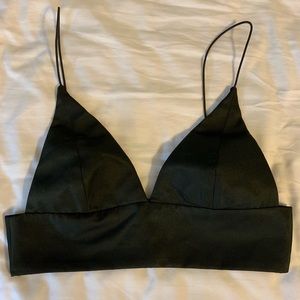 Tobi Black Bralette Top